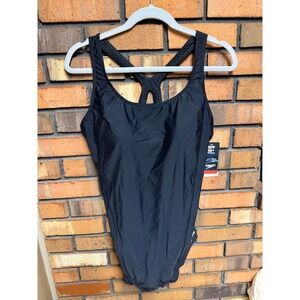 Speedo Women's Black One Piece Swimsuit